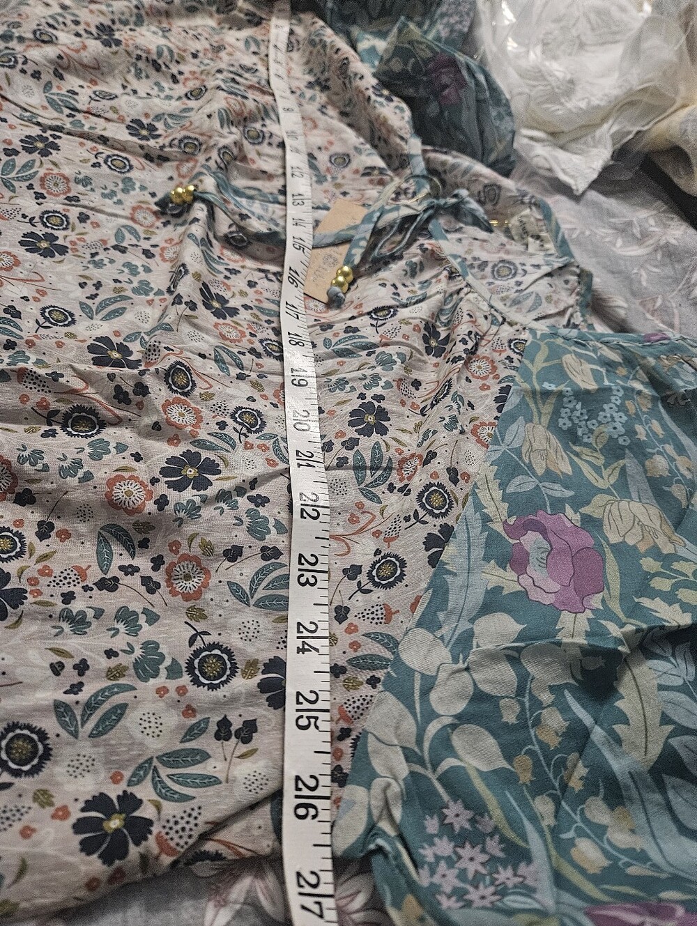 Natural Life Floral Peasant Blouse - Picture 4 of 4